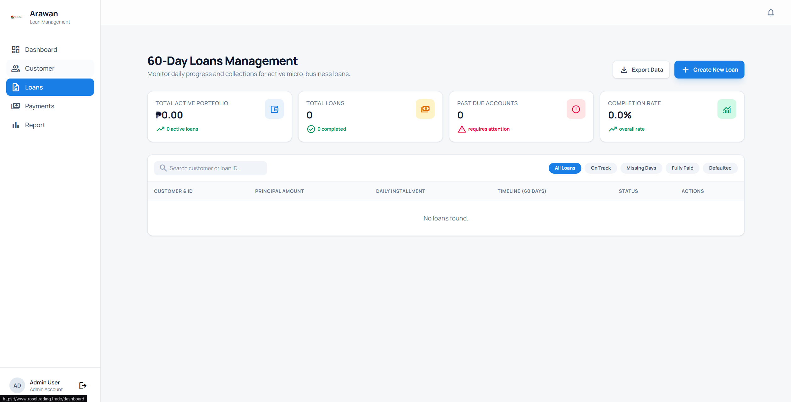 Rosel Trading - Arawan Loan screenshot